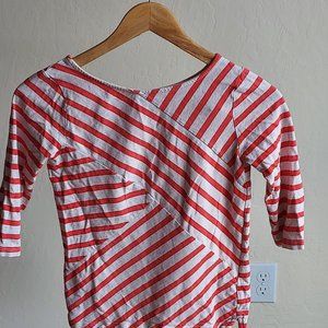 Red & White Striped Kids Long Sleeve